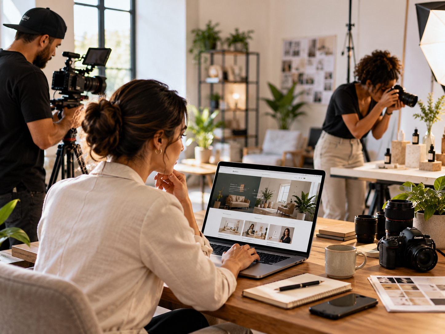 Ongoing monthly business marketing and content production